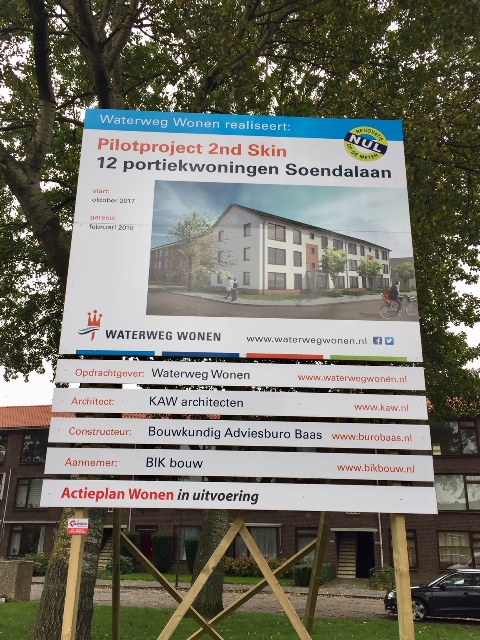 Feestelijke aftrap uniek en duurzaam renovatieproject Soendalaan