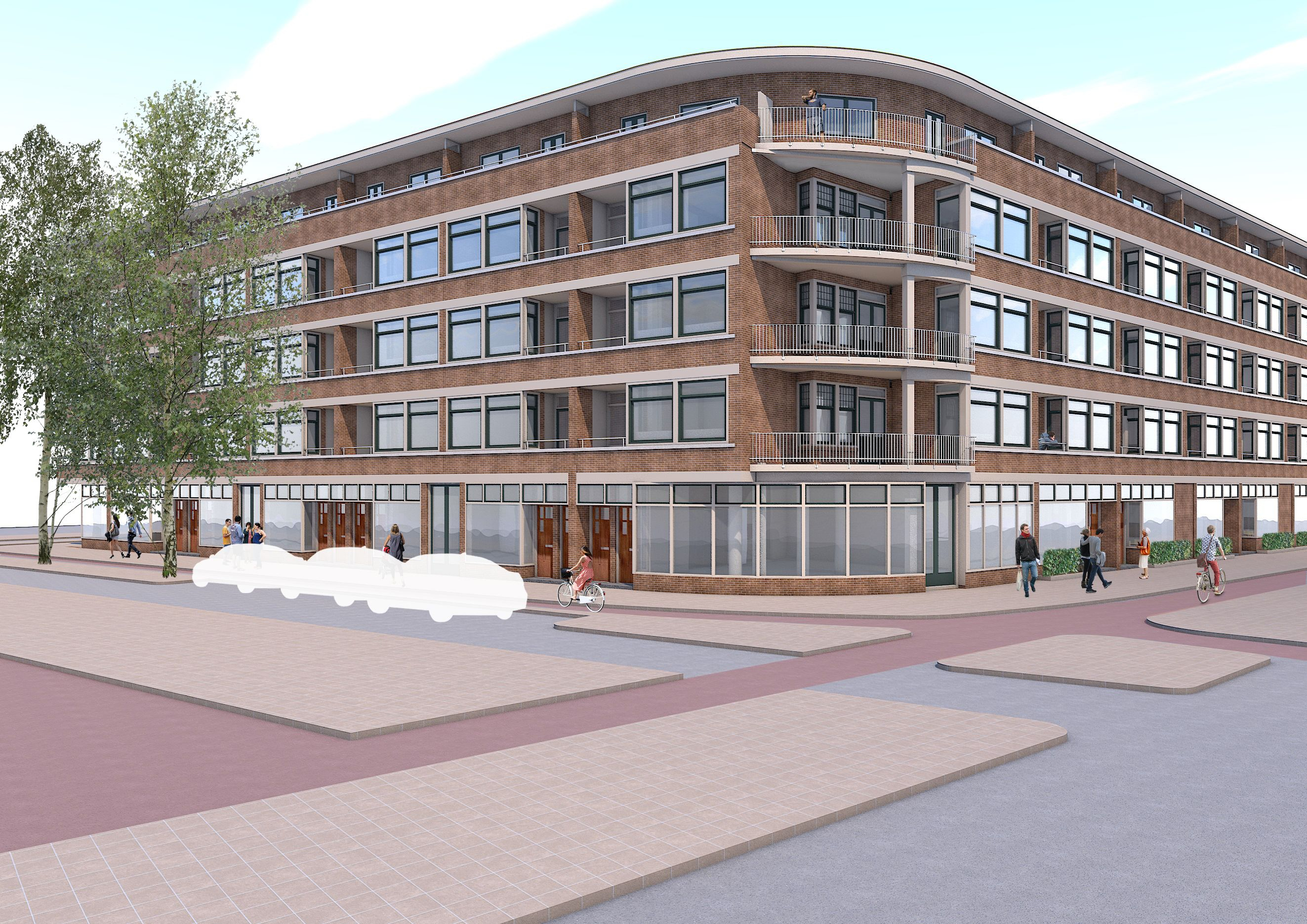Feestelijke start duurzame renovatie Alhenablok in Rotterdam